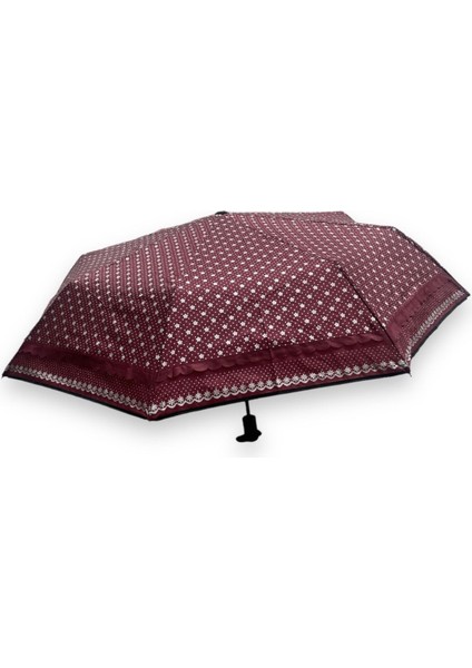 Unisex Bordo Tam Otomatik Şemsiye