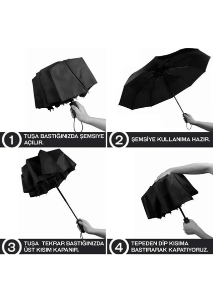 Unisex Bordo Tam Otomatik Şemsiye fiyatları