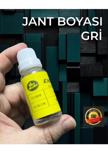 ( Kod- Gri Jant Boyası ) - Profesyonel Gri Jant Rötuş Boyası - Taş Izi ve Çizik Giderici
