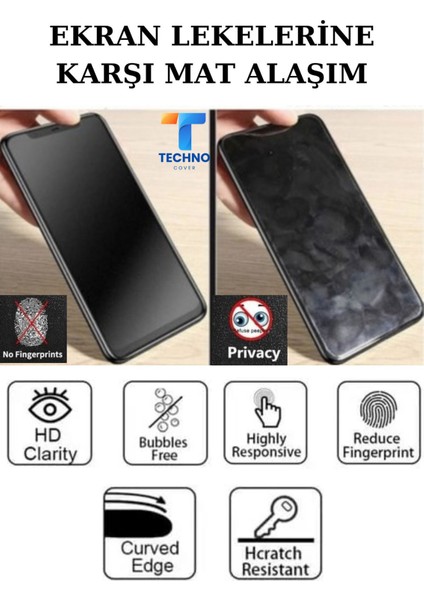 Iphone 13 Pro Max Mat Hayalet Nano Cam Darbelere Karşı Dayanıklı Esnek Nano Ekran Koruyucu