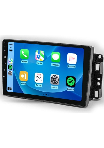 CRT-332 Serisi Dacia Logan 2010-2014 Manuel 4gb Ram 32 GB Hafıza Android Multimedya Teyp