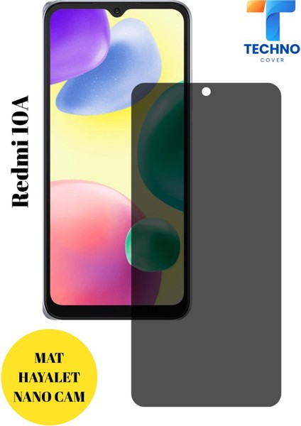 Redmi 10A Mat Hayalet Nano Cam Darbelere Karşı Dayanıklı Esnek Nano Ekran Koruyucu