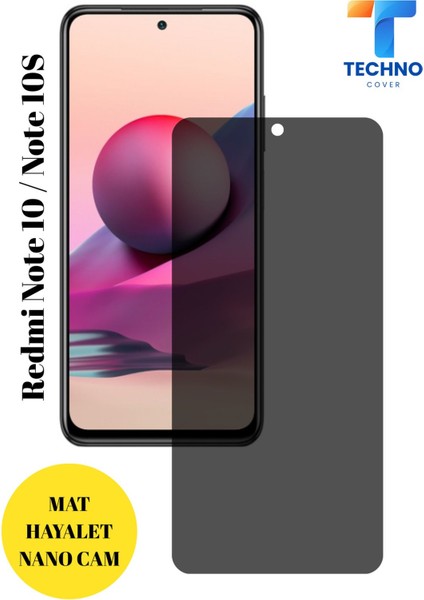 Redmi Note 10 / 10S Mat Hayalet Nano Cam Darbelere Karşı Dayanıklı Esnek Nano Ekran Koruyucu
