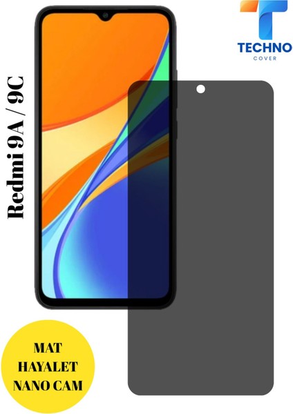 Redmi 9A / 9c Mat Hayalet Nano Cam Darbelere Karşı Dayanıklı Esnek Nano Ekran Koruyucu