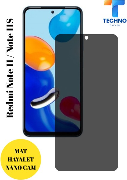 Redmi Note 11 / 11S Mat Hayalet Nano Cam Darbelere Karşı Dayanıklı Esnek Nano Ekran Koruyucu