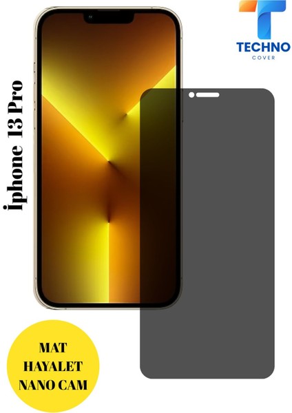 Iphone 13 Pro Mat Hayalet Nano Cam Darbelere Karşı Dayanıklı Esnek Nano Ekran Koruyucu