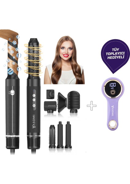 S1 Pro 7 In 1 110.000 rpm Motor Gücü 3 Kademe Saç Şekillendirici
