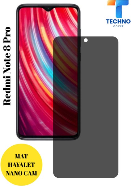 Redmi Note 8 Pro Mat Hayalet Nano Cam Darbelere Karşı Dayanıklı Esnek Nano Ekran Koruyucu