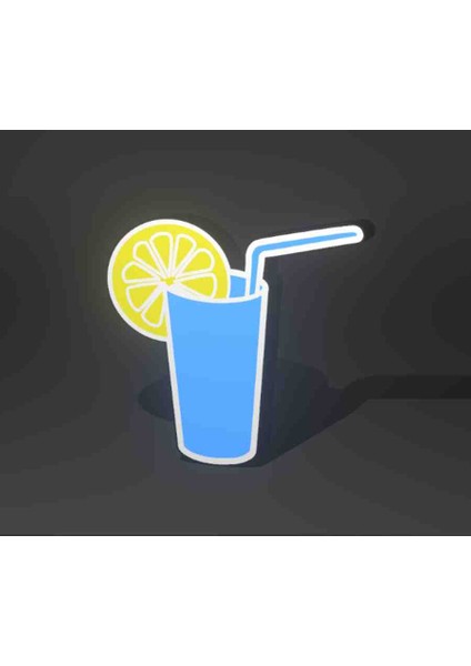 Neon LED Işıklı Milk Drink Kokteyl fırsatları