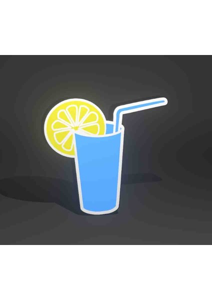 Neon LED Işıklı Milk Drink Kokteyl indirimleri