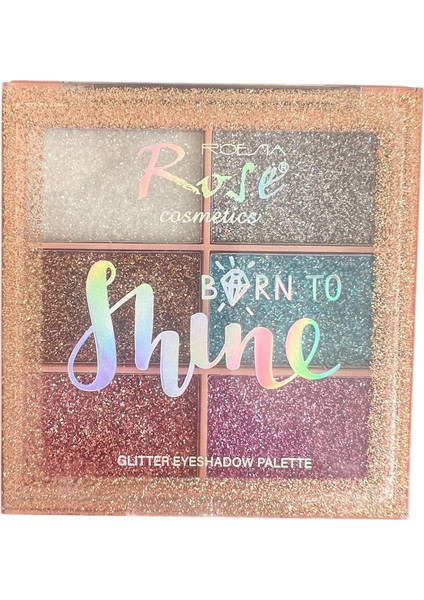 Rose 6'lı Glitter Işıltılı