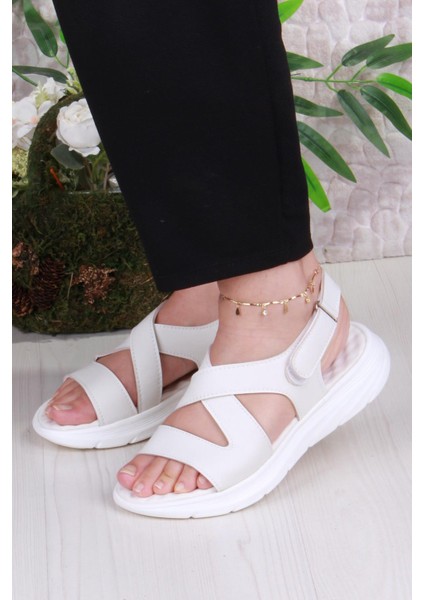 35375 Diva Comfort Rahat Çapraz Kuşaklı Çırtlı Kadın Sandalet fiyatları