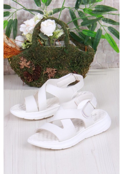 35375 Diva Comfort Rahat Çapraz Kuşaklı Çırtlı Kadın Sandalet fırsatları