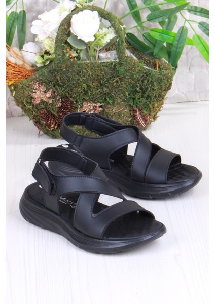 35375 Diva Comfort Rahat Çapraz Kuşaklı Çırtlı Kadın Sandalet modelleri