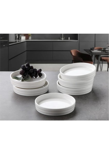 Yuvarlak Tabak 10X2 cm 6 Lı Set