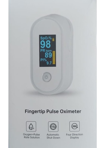 Oksimetre - Parmak Ucundan Nabız ve Kan Oksijen Ölçümü