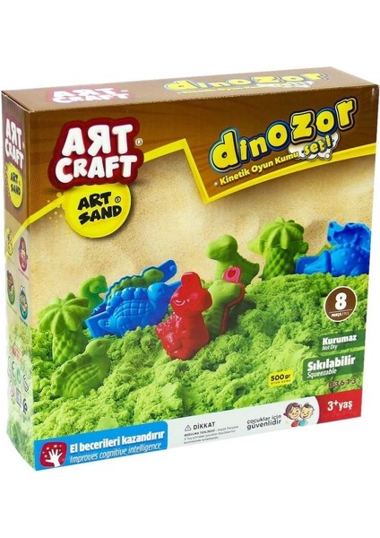 Nessiworld Dede Art Craft Dinozor Kinetik Kum Seti 500GR