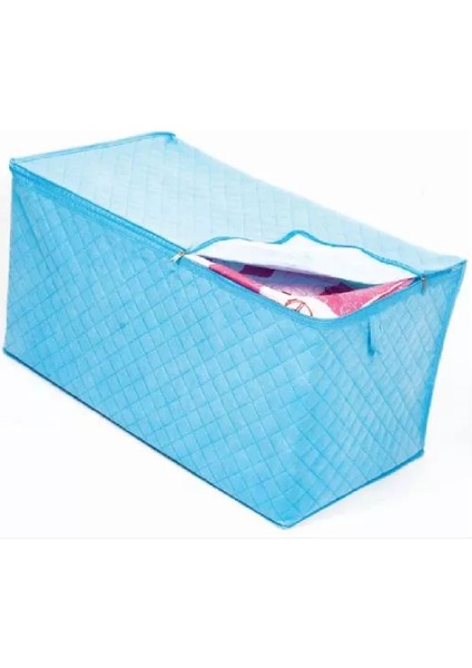 3 Adet Extra Telalı Kaliteli Hurc 45X64X22 cm Ölçüde Mavi