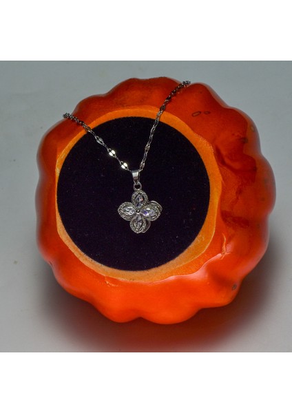 Chainbysilver Çelik Gümüşrengi Oynarlı Sallantılı Kolye fiyatları