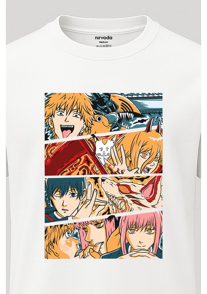 Hunters Chainsaw Baskılı Tişört - Anime T-Shirt fırsatları