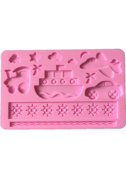 Araba Uçak Vapur Traktör Bulut Yıldız Silikon Kalıp K-1124 fiyatları