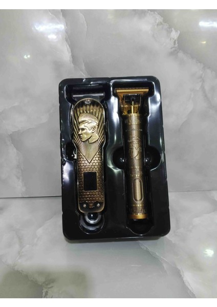 2 Set Tıraş Makinası Dearlınk Geniş Ağızlı ve Ince Ağız Berber Kuaför