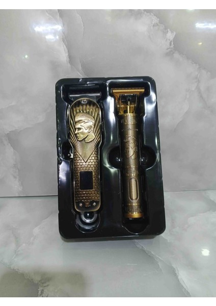 2 Set Tıraş Makinası Dearlınk Geniş Ağızlı ve Ince Ağız Berber Kuaför