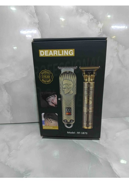 2 Set Tıraş Makinası Dearlınk Geniş Ağızlı ve Ince Ağız Berber Kuaför