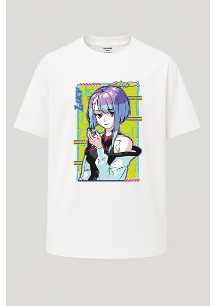 Oversize Lucy Anime Unisex Tişört