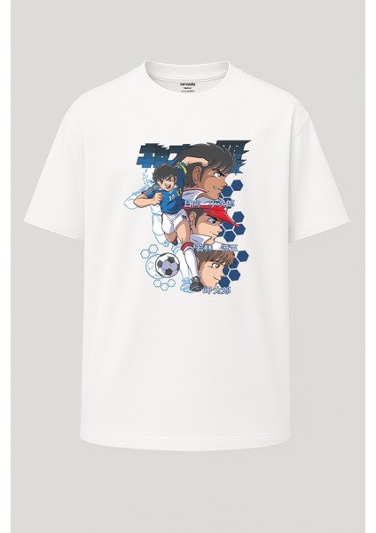 Oversize Kaptan Tsubasa Unisex Tişört
