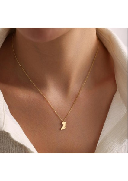 Çorap 14 Ayar Altın Kolye