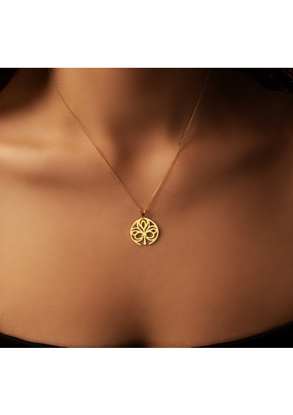 Şans Tılsımı 14 Ayar Altın Kolye