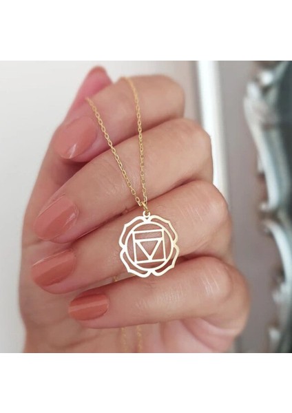 Kök Çakra 14 Ayar Altın Kolye