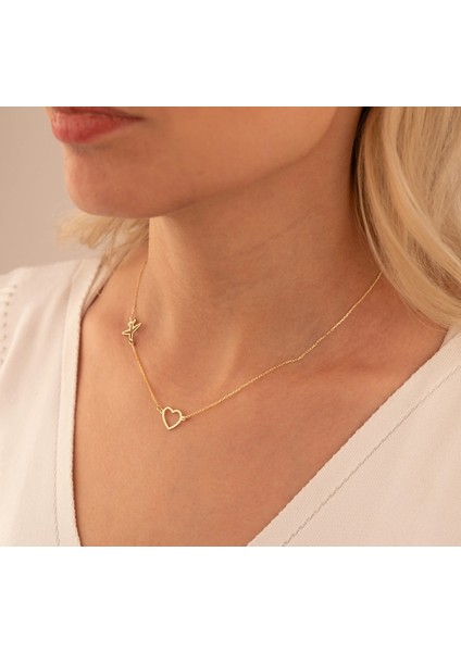 Uçak 14 Ayar Altın Kolye