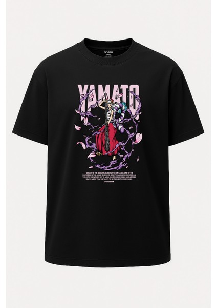 Oversize Yamato One Piece Baskılı Unisex Tişört