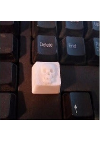 Kafatası Cherrymx Klavye Tuşu Beyaz 1307559 (2 Adet)
