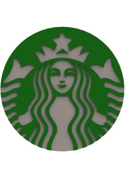 Starbucks Logosu (Plastik Aparattır!!!)