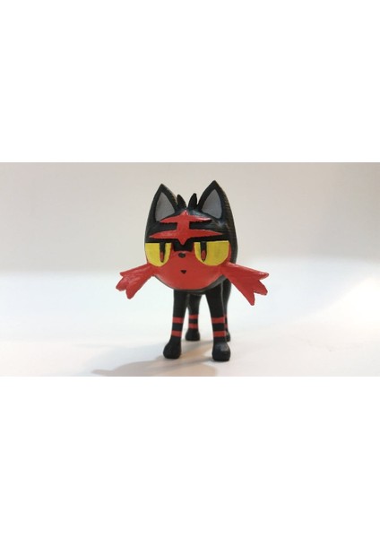 Litten - Pokemon Sun & Moon Ateş Başlatıcı (Plastik Aparattır!!!)