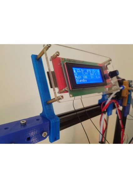Tevo Tarantula Ekran Kelepçeleri / LCD Braketi (Plastik Aparattır!!!)