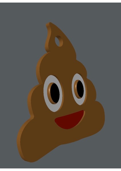 Kaka Emoji Süsü (Plastik Aparattır!!!)
