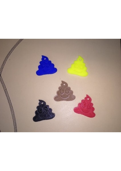 Kaka Emoji Süsü (Plastik Aparattır!!!)