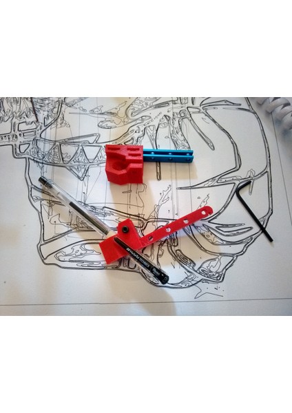 Makeblock Drawbot (Xy Plotter) Kalemlik (Plastik Aparattır!!!)