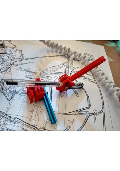Makeblock Drawbot (Xy Plotter) Kalemlik (Plastik Aparattır!!!)