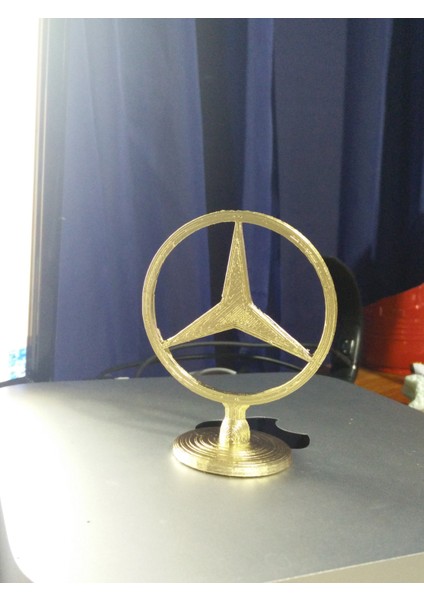 Mercedes-Benz Logolu Kaput Süsü (Iki Parçalı) (Plastik Aparattır!!!)