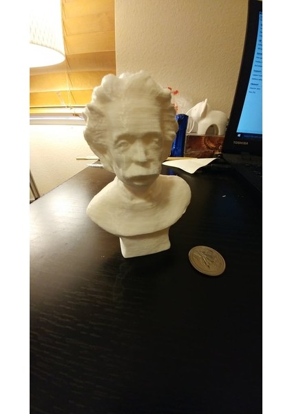 Einstein Heykeli (Göğüs 3D Tarama) (Plastik Aparattır!!!) indirimleri
