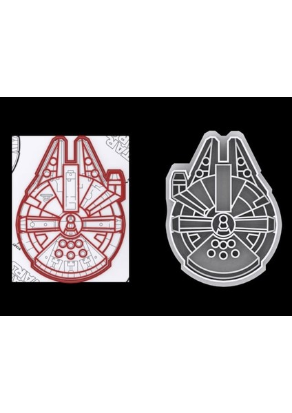 Yıldız Savaşları Millennium Falcon Kurabiye Kesici (Plastik Aparattır!!!) fırsatları