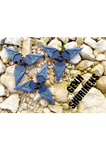 Genji Shuriken- Overwatch =kolay Baskı= (Plastik Aparattır!!!)