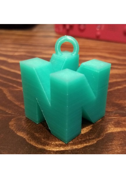 N64 Logolu Anahtarlık (Plastik Aparattır!!!)