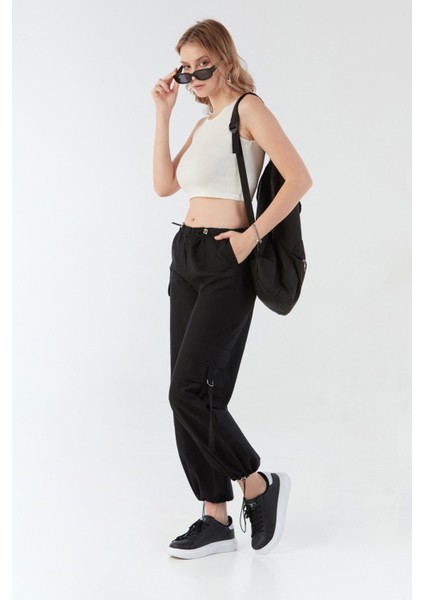 Beli Lastikli Paraşüt Kumaş Pantolon