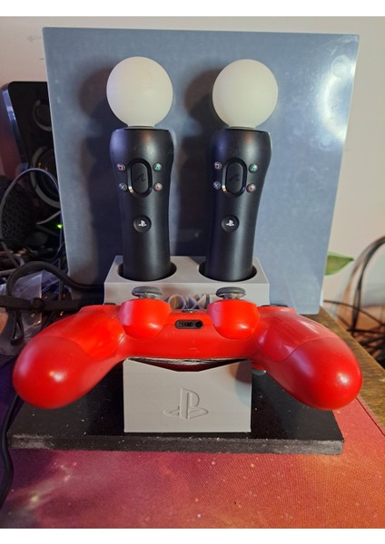 Ps4 Move ve Dualshock Tutucu (Plastik Aparattır!!!)